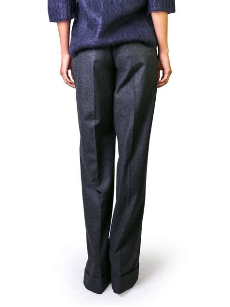 michael kors heather-gray trousers netaporter|Evening Pants For Wedding .